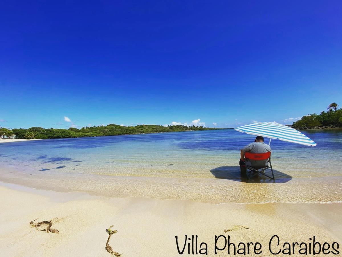 Villa Phare Caraibes Guadeloupe - Rooftop Jacuzzi & Ocean View Le Moule Exterior photo