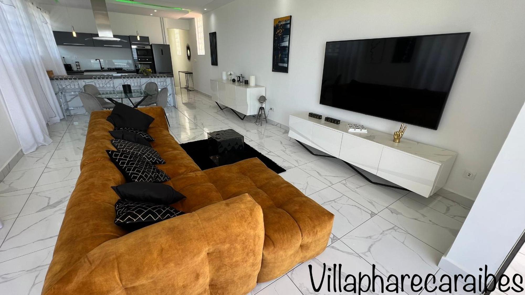 Villa Phare Caraibes Guadeloupe - Rooftop Jacuzzi & Ocean View Le Moule Exterior photo
