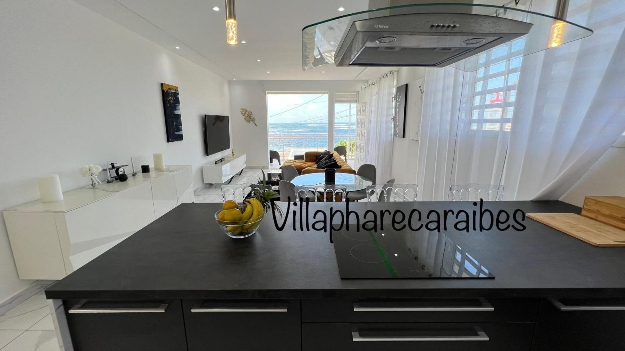 Villa Phare Caraibes Guadeloupe - Rooftop Jacuzzi & Ocean View Le Moule Exterior photo